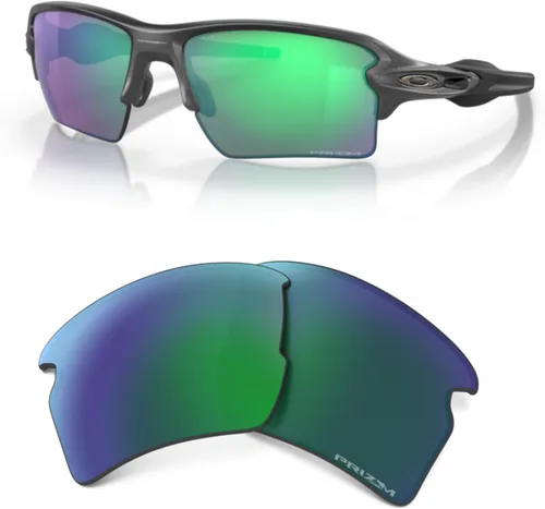Vista 8 de OAKLEY Authentic Flak 2.0 XL OO9188 Polarized REPLACEMENT Lenses +BUNDLE Bag+ Bundle Microfiber Pouch -FRAMES NOT INCLUDED