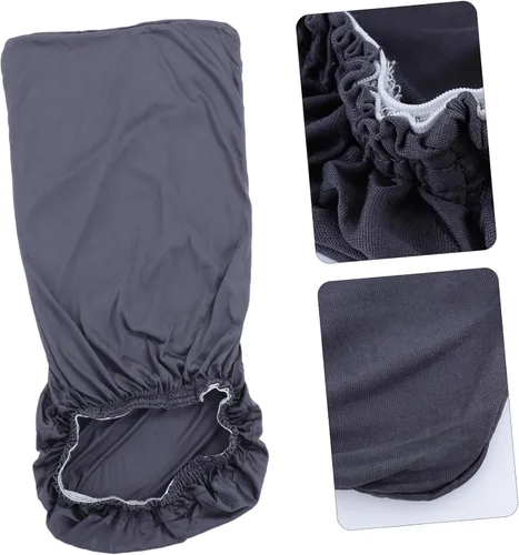 Vista 4 de Homoyoyo Funda para silla de juegos de respaldo alto, sillas de oficina con respaldo alto, color azul, juego de 4 fundas giratorias para sillas