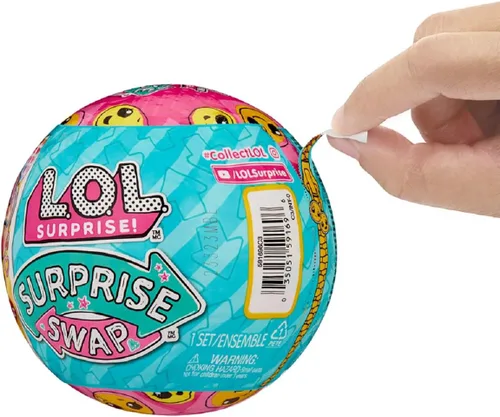 Vista 10 de L.O.L. Surprise! Intercambio sorpresa con muñeca coleccionable, expresión extra, 2 looks en uno, sorpresa de desembalaje de agua, muñeca de edición