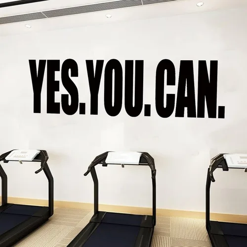 Vista 9 de VODOE Calcomanías de pared inspiradoras para gimnasio: aplicar en menos de Sé increíble hoy