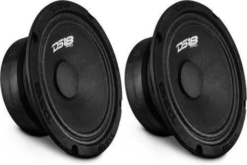 Vista 7 de DS18 PRO-GM6.4B - Altavoz de 6.5 pulgadas, rango medio, bala de aluminio roja, 480 W máximo, 140 W RMS, 4 ohmios, altavoces de puerta de audio