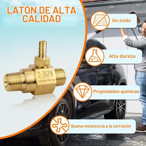 Vista 5 de Inyector químico 100774 de 2-3 GPM para la lavadora general de la presión