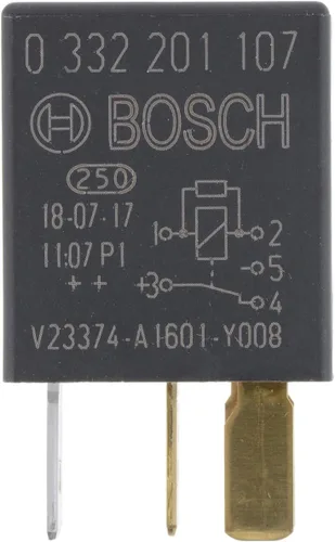 Vista 2 de Bosch 0332201107 Relé Micro de Cambio - 5 Pines, 12 V, 30/10 A - Individual