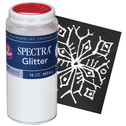 Vista 6 de Spectra Arts & Crafts Purpurina, dorado, 16 onzas, 1 tarro