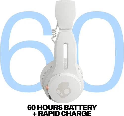 Vista 3 de Skullcandy Icon ANC - Auriculares inalámbricos con cancelación activa de ruido, Bluetooth, para la oreja, 60 horas de batería, resistentes al sudor