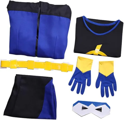 Vista 7 de Disfraz de choque estático para cosplay para hombre disfraz de superhéroe