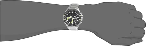 Vista 6 de Casio Edifice ECB-10DB-1ADF Reloj analógico de cuarzo plateado de acero inoxidable para hombre