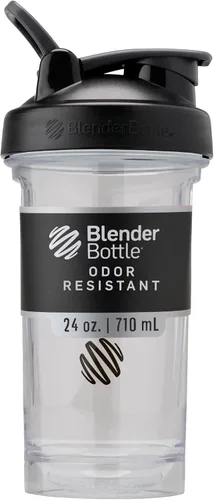 Vista 16 de BlenderBottle - Botella agitadora Pro Series ideal para batidos de proteínas y preentrenamiento, 32 onzas, color negro