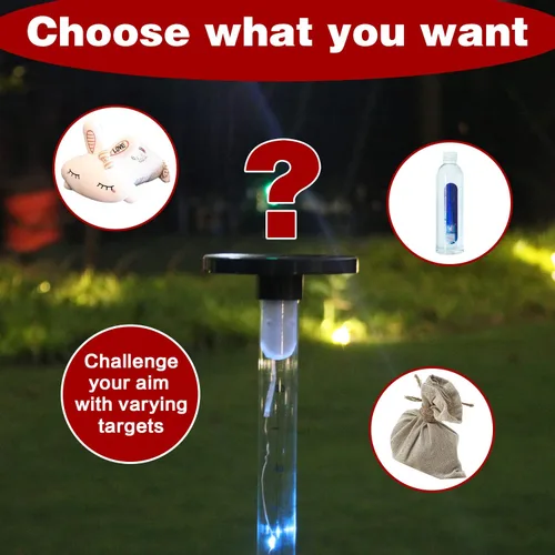 Vista 2 de Juegos al aire libre para adultos y familias y niños, juegos de limbo 2 en 1 con luz LED, perfectos para camping, playa, césped
