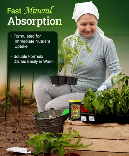 Vista 3 de FoxFarm Cha Ching Fertilizante soluble en agua para floración tardía y cosecha - Fertilizante con alto contenido de fósforo 9-50-10, apoya