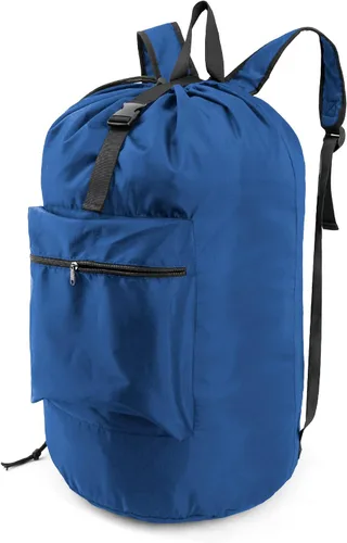 Vista 12 de BeeGreen Bolsa de lavandería con correas ajustables para el hombro, artículos esenciales para dormitorio universitario con cierre de cordón