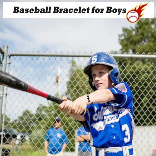 Vista 2 de Regalos de Baloncesto Fútbol Béisbol Fútbol Americano para Chicos Adolescentes, Pulseras para Chicos Ideas de Regalos para Cumpleaños/San