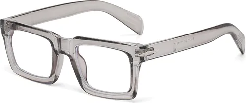 Vista 8 de AIEYEZO Gafas de luz azul para mujeres y hombres, marco cuadrado, color negro, rectangular, para computadora, juegos, bloqueo de luz azul