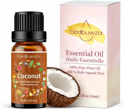 Vista 5 de Sedbuwza Juego de aceites esenciales de vainilla, paquete de 2 aceites de aromaterapia de vainilla para masaje, difusor, perfume, jabón, fabricación