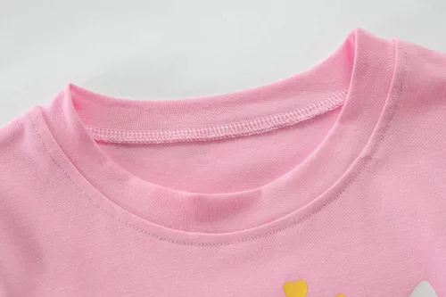 Vista 6 de Little Hand Pijamas de manga larga para niños y niñas, pijamas de unicornio, pijamas de dinosaurio, lindos pijamas de gato para ropa de niños de 2 a