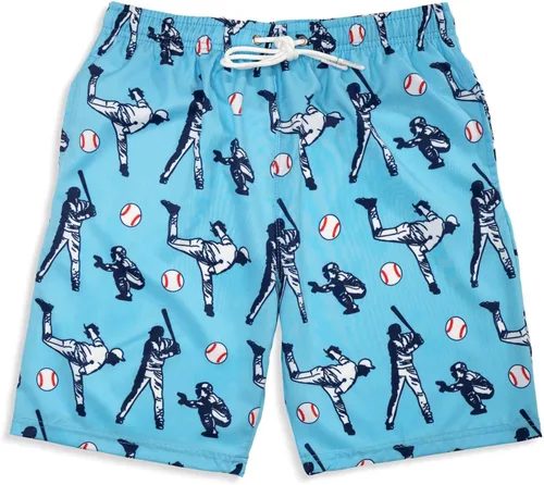 Vista 12 de ChalkTalkSPORTS Traje de baño de béisbol Shorts de natación Tallas para jóvenes y adultos