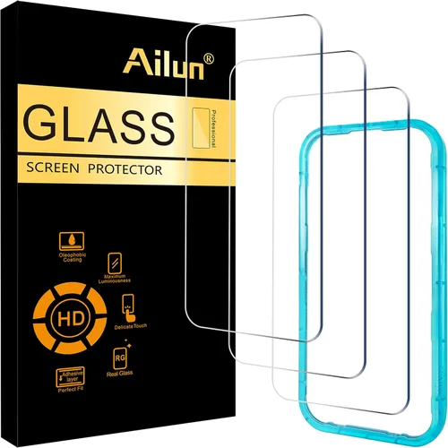 Vista 28 de Ailun - Protector de pantalla Apple iPhone 11 Pro/iPhone Xs/iPhone X, pantalla de 5.8 pulgadas, vidrio templado 2.5D, para la mayoría de las fundas