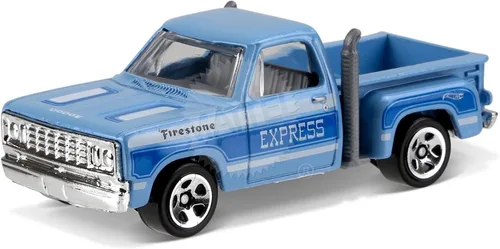 Vista 2 de Hot Wheels 2017 HW Camiones calientes 1978 Dodge Li'L Red Express Truck 131/365, azul claro