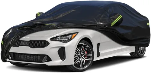 Vista 27 de Kaugung Funda para Coche de Ajuste Personalizado BMW Serie 3 E30 (1982-1994), 7 Capas Resistente al Viento Todo Clima Impermeable Cubierta Exterior