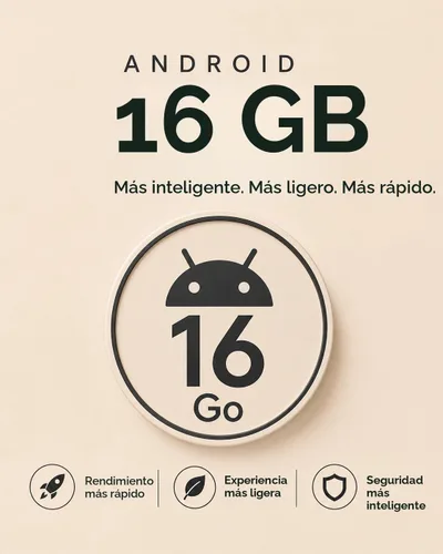 Vista 7 de Ulefone Nota 22 teléfono inteligente desbloqueado, 5" compacto Android 16 Naranja (Cosmic Orange)