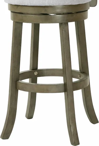 Vista 8 de New Classic Furniture Manchester Pub - Taburetes de bar giratorios de altura de pub, juego de 2, 29 pulgadas, asiento y respaldo tapizados de tela