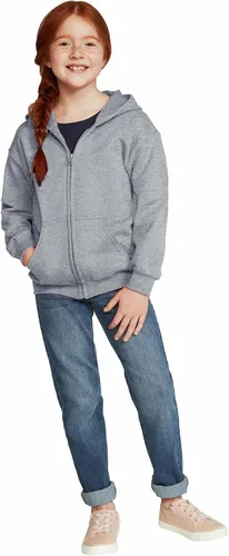 Vista 6 de Gildan Youth Full Zip Hoodie Sweatshirt, Style G18600B