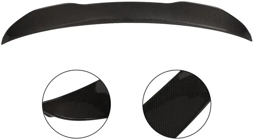 Vista 3 de SCITOO Alerón de fibra de carbono para ventana trasera para BMW F32 420i 428i 430i 435i 440i Coupé negro brillante alerón trasero