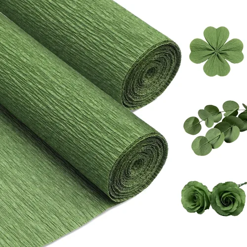 Vista 18 de 24 Colors Crepe Paper Roll 10 X 98inch Papel Crepe Video Tutorial