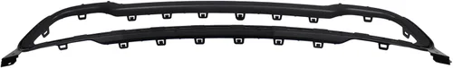 Vista 7 de Rejilla delantera inferior y moldura negra para Jeep Cherokee 2014-2018