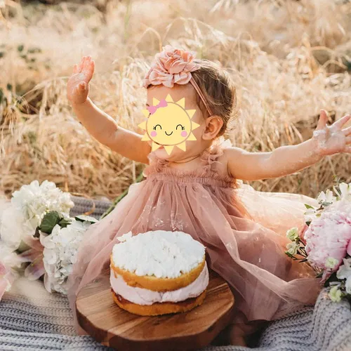 Vista 3 de Vestido tutú de princesa para niñas pequeñas con diadema de flores vestidos de boda juego de traje de cumpleaños para sesión de fotos 1-5T