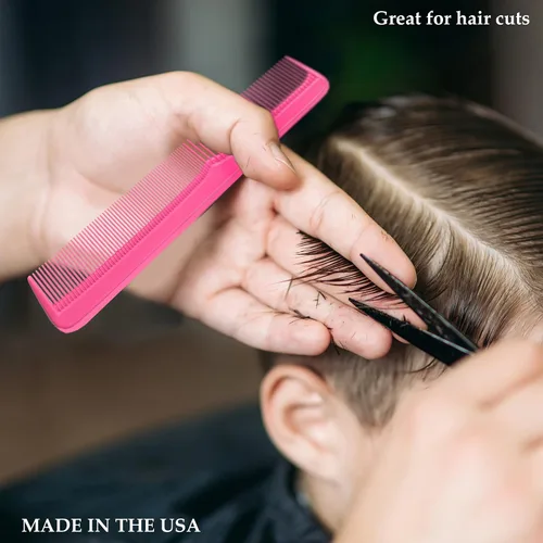 Vista 4 de Styling Gear Juego de 150 peines de peluquería para hombres, peines para mujeres, peines para estilista, barba, bigote, peine de bolsillo, fabricado