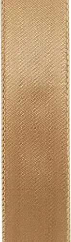 Vista 2 de Reliant Ribbon 92575W-974-09F Cinta de satén con borde con cable, 1-1/2 pulgadas x 10 yardas, oro antiguo