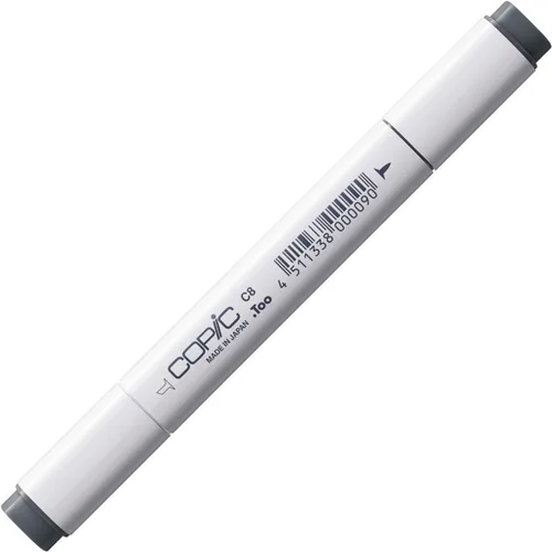 Vista 26 de Copic Marcador de alcohol clásico de doble punta, B21-Copic, azul bebé
