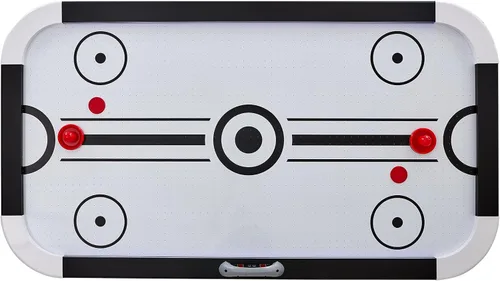 Vista 9 de VEVOR Mesas de hockey de aire de 72 y 89 pulgadas con marcador LED, mesa de juegos 3 en 1 de 88 pulgadas (hockey, billar, ping pong), incluye
