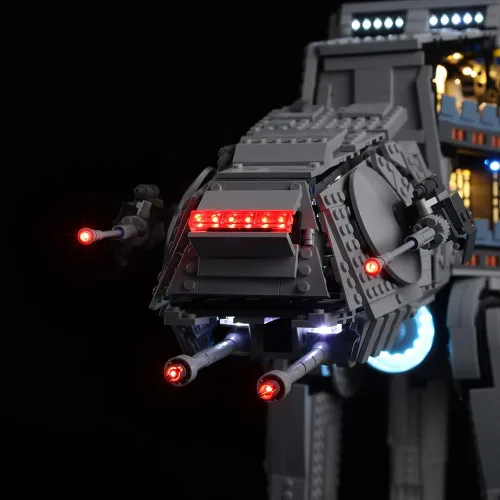 Vista 9 de Kyglaring Kit de luces LED compatible con Lego Set 75313, accesorios de iluminación compatibles con el modelo Star Wars at-at 75313, solo luces