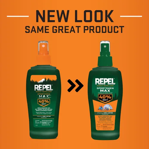 Vista 2 de Repel Sportsmen Max Repelente de mosquitos e insectos 6 onzas, 40% DEET