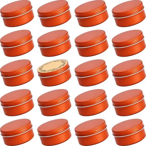 Vista 10 de Latas de aluminio con tapa de rosca champán de 3 oz (3.0 fl oz) con etiquetas, paquete de 24