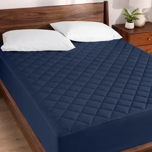 Vista 15 de Bare Home Cubrecolchón acolchado (individual) – Funda de colchón refrescante – Fácilmente lavable – Funda elástica ajustable para colchón – Elástico