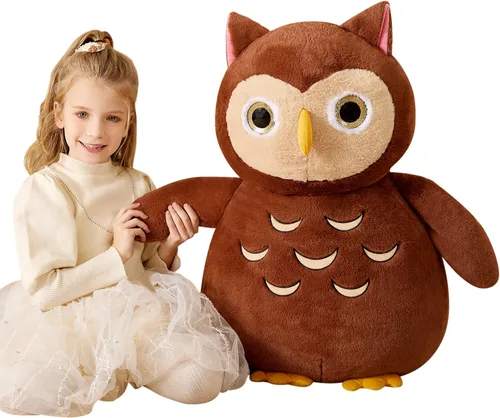 Vista 13 de EARTHSOUND Juguete de Peluche de Animal Relleno Caticornio Gato Unicornio Gigante, Juguetes Suaves Lindos Grandes Jumbo, 23 pulgadas Gran