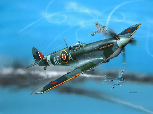 Vista 3 de Revell 1:72 Supermarine Spitfire Mk V