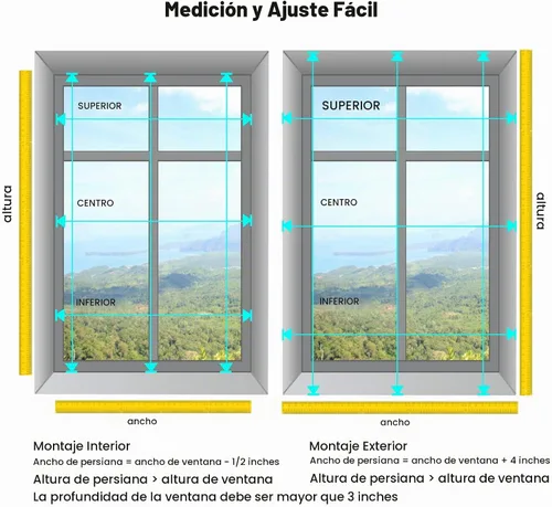 Vista 6 de Changshade Cortinas enrollables de tamaño personalizado con cordón, persianas enrollables para ventanas con filtro de luz y aislamiento térmico