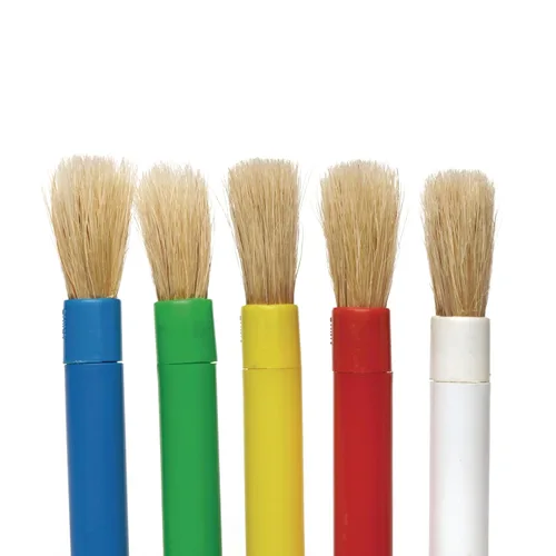 Vista 5 de Colorations Mini pinceles de pintura, juego de 60, cerdas naturales, pinceles de pintura para niños, suministros de arte, suministros para el aula