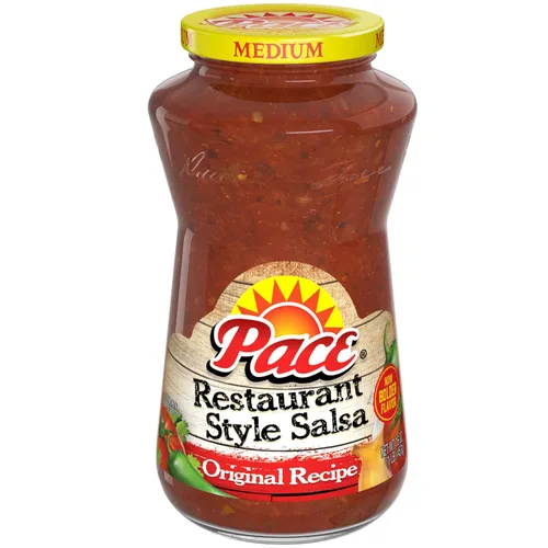 Vista 35 de Pace Salsa mediana gruesa con bajo contenido de sodio, tarro de 16 onzas