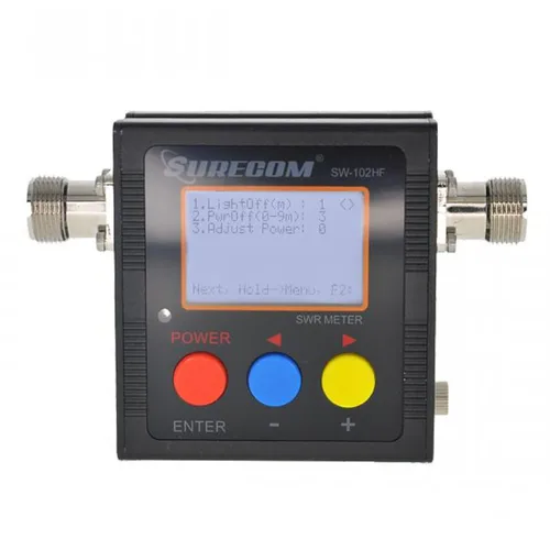 Vista 3 de Surecom SW-102HF 1.5-70MHz V.S.W.R. y Medidor de Potencia