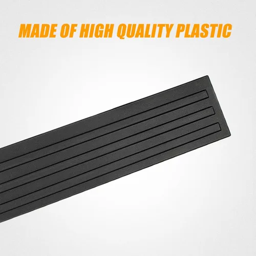 Vista 5 de RANSOTO Moldura para portón trasero compatible con Ford F150 F-150 2015-2020 Tapa protectora flexible para escalón superior Reemplaza FL3Z9940602B