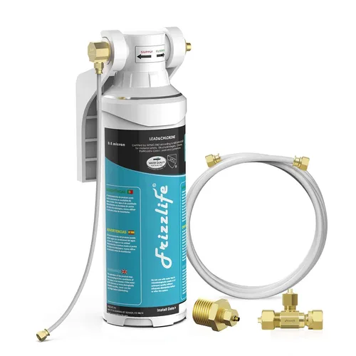 Vista 9 de Frizzlife SW15 - Sistema de filtro de agua para debajo del fregadero, certificado NSF/ANSI 53 y 42, reduce el 99,99% de plomo, cloro, mal sabor