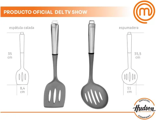 Vista 6 de HUDSON - Juego de utensilios de silicona de 5 piezas con base para colgar