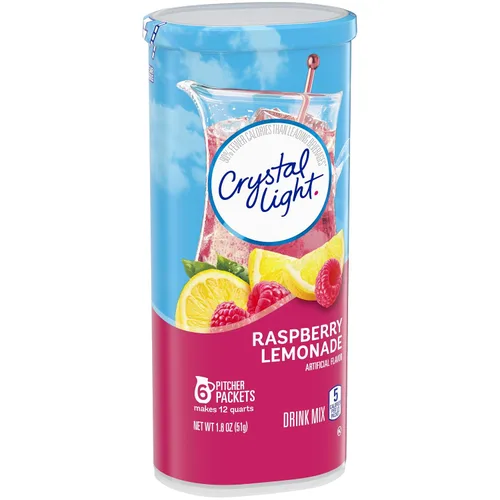 Vista 9 de Crystal Light - Mezcla de bebida con sabor a limonada de frambuesa (16 paquetes, 4 recipientes de 4) (el paquete puede variar)