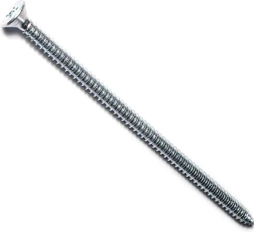 Vista 7 de Hard-to-Find Fastener 014973289638 Phillips Tornillos planos para chapa metálica, 4 x 1, Pieza-100
