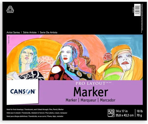 Vista 4 de Canson Artist Series Pro Layout, Libreta para marcador